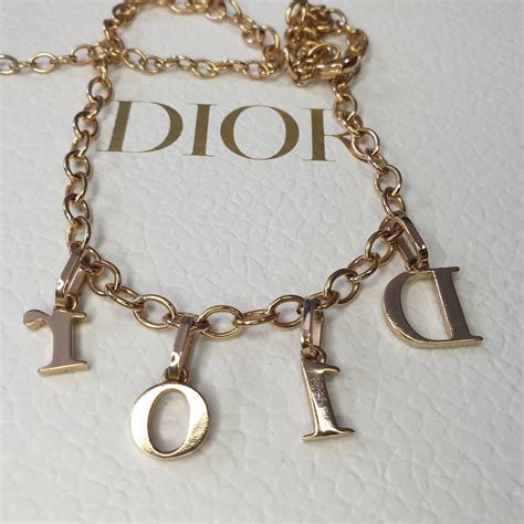 dior neckless price|dior letters necklace value.